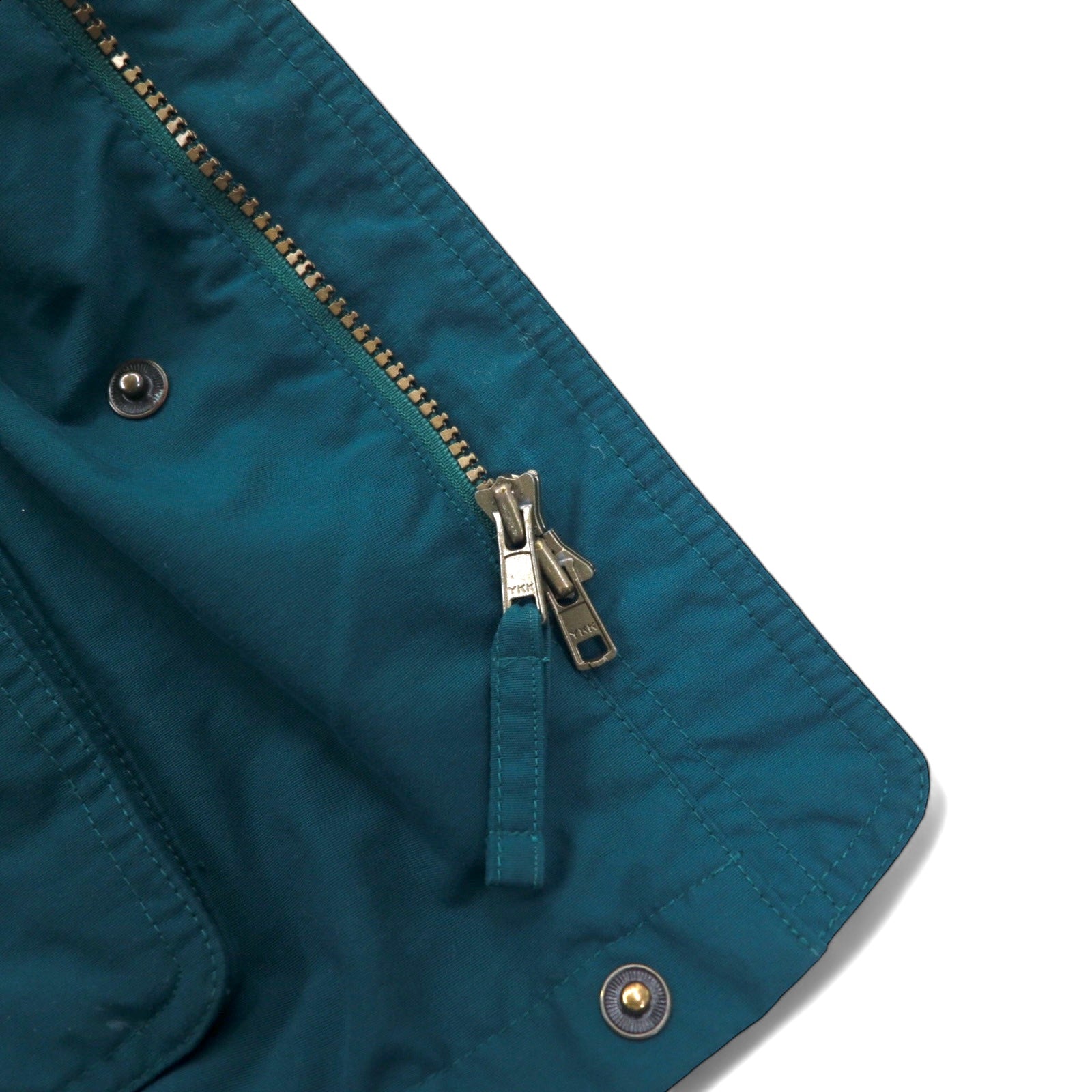 Eddie Bauer Anni '90 Giacca a vento XL Verde Nylon Fodera coperta Cappuccio removibile Coulisse