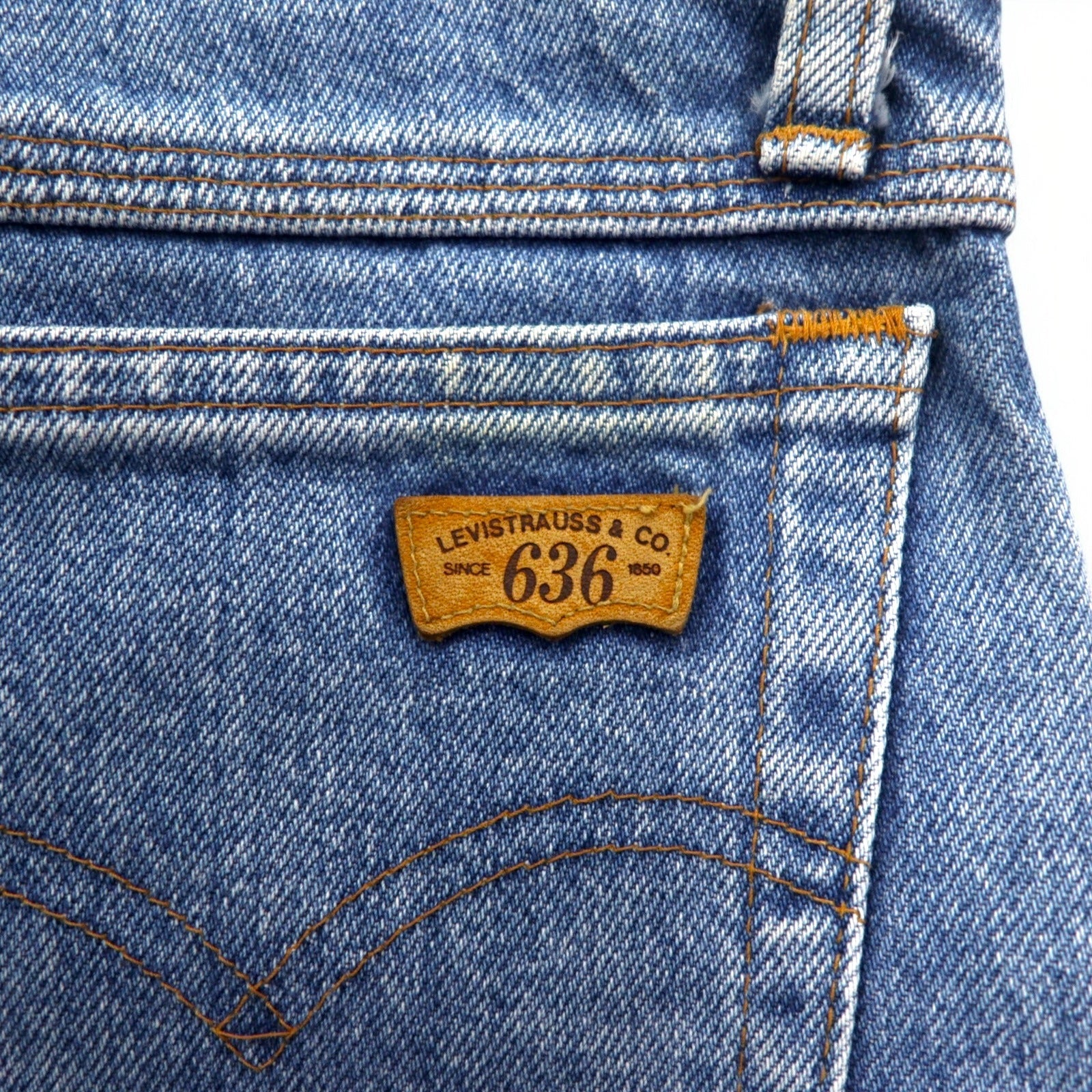 LEVI'S Anni '90 Big E Silver Tab 636 Jeans Tapered M Blu 636-0203 Made in Japan