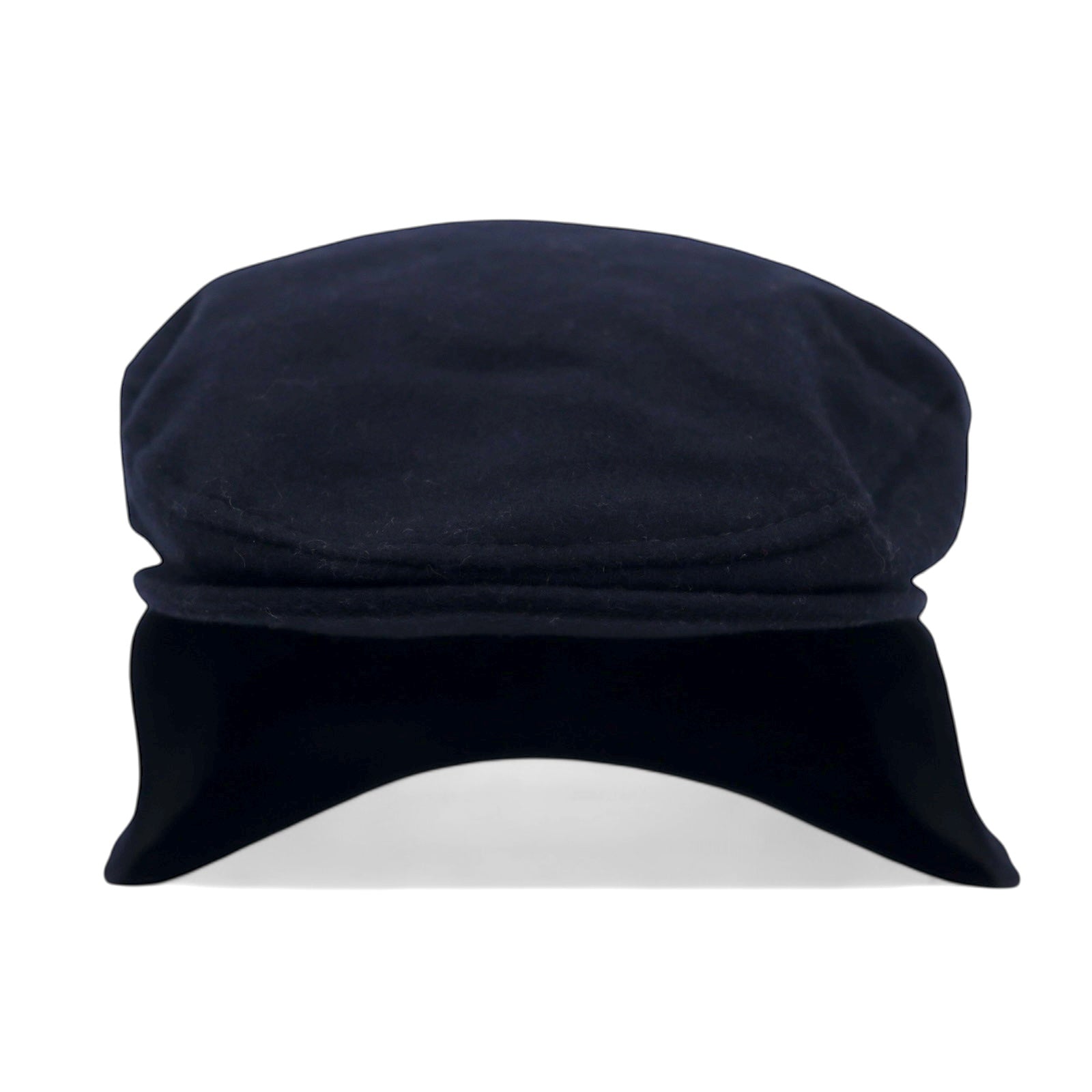 ドイツ製 bugatti ハンチング キャップ 耳あて イヤーフラップ 61cm ネイビー ウール カシミア混 WINDSTOPPER WINDPROOF