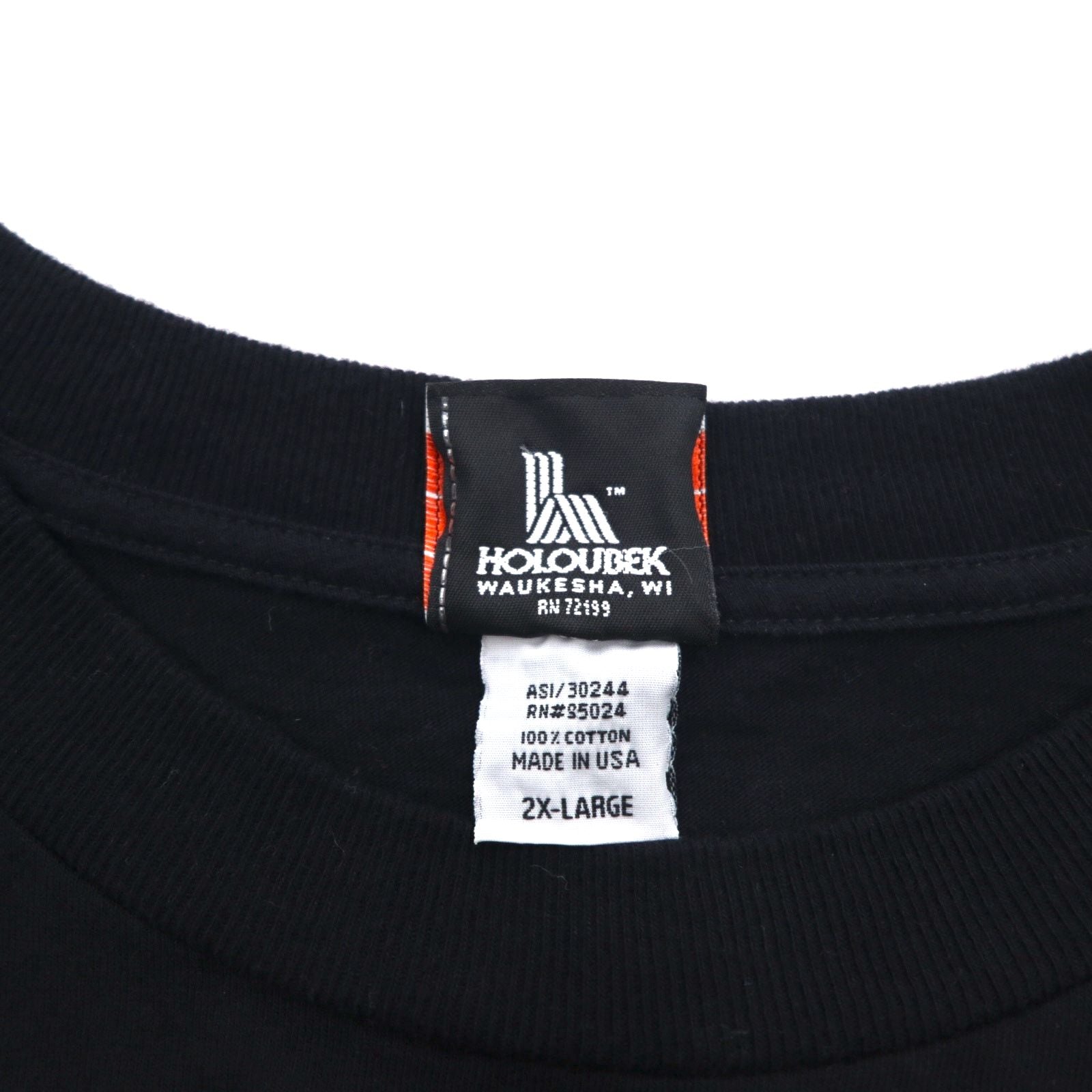 HARLEY DAVIDSON anni 2000 Prodotto negli USA Maglietta con stampa teschio e fiamme 2XL Nera Cotone ST LOUIS MO