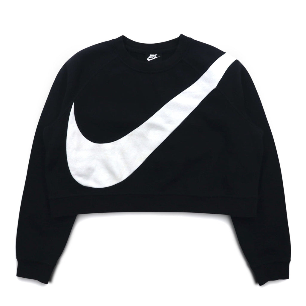 NIKE Felpa corta M Nera felpata SWOOSH BB CREW FLEECE BV3934-011
