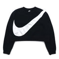 NIKE Felpa corta M Nera felpata SWOOSH BB CREW FLEECE BV3934-011