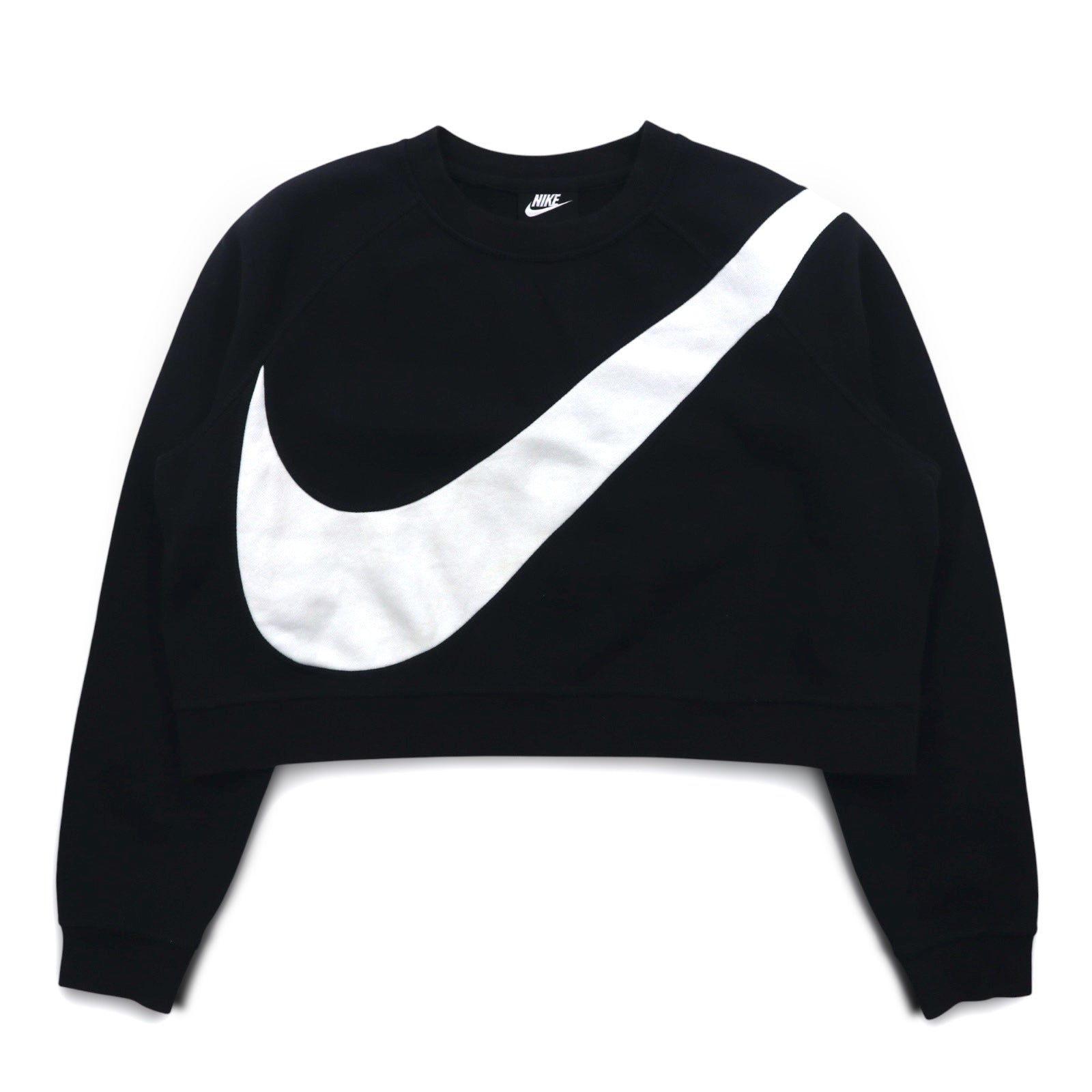 NIKE Felpa corta M Nera felpata SWOOSH BB CREW FLEECE BV3934-011