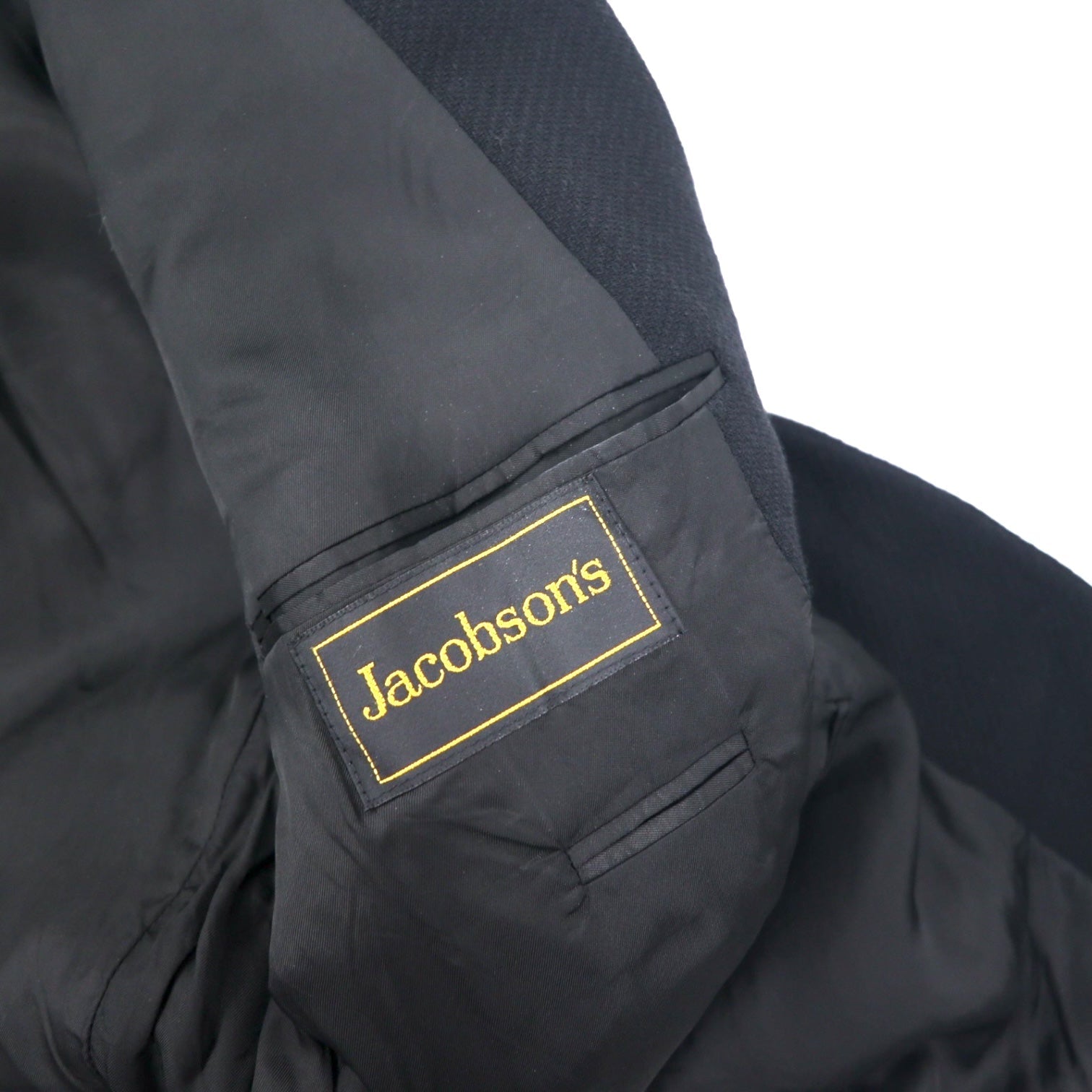 HUGO BOSS Made in USA Giacca monopetto a 3 bottoni 40L Nera Lana EINSTEIN