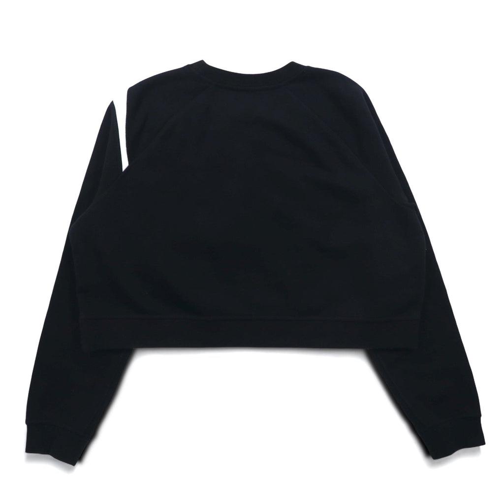 NIKE Felpa corta M Nera felpata SWOOSH BB CREW FLEECE BV3934-011