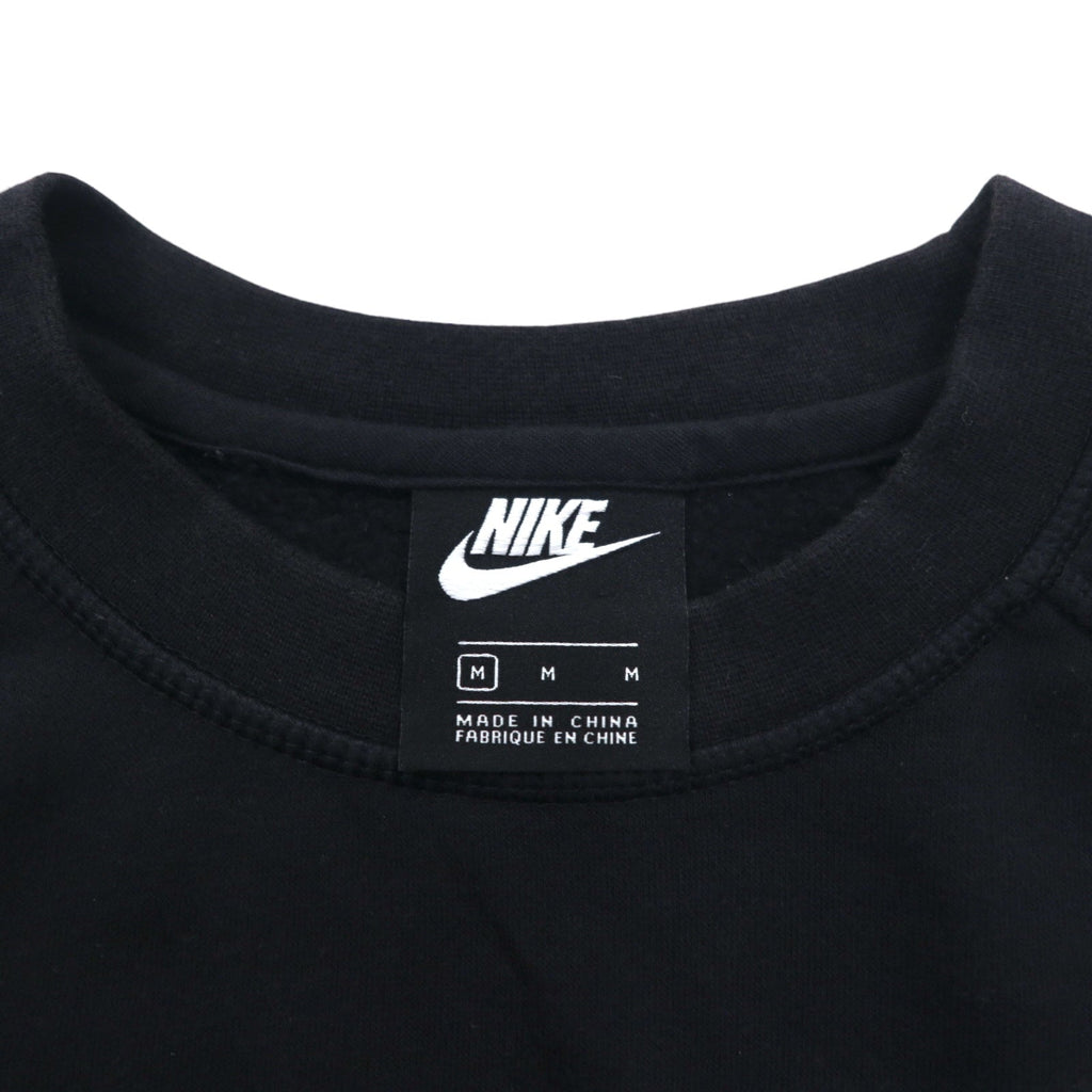 NIKE Felpa corta M Nera felpata SWOOSH BB CREW FLEECE BV3934-011