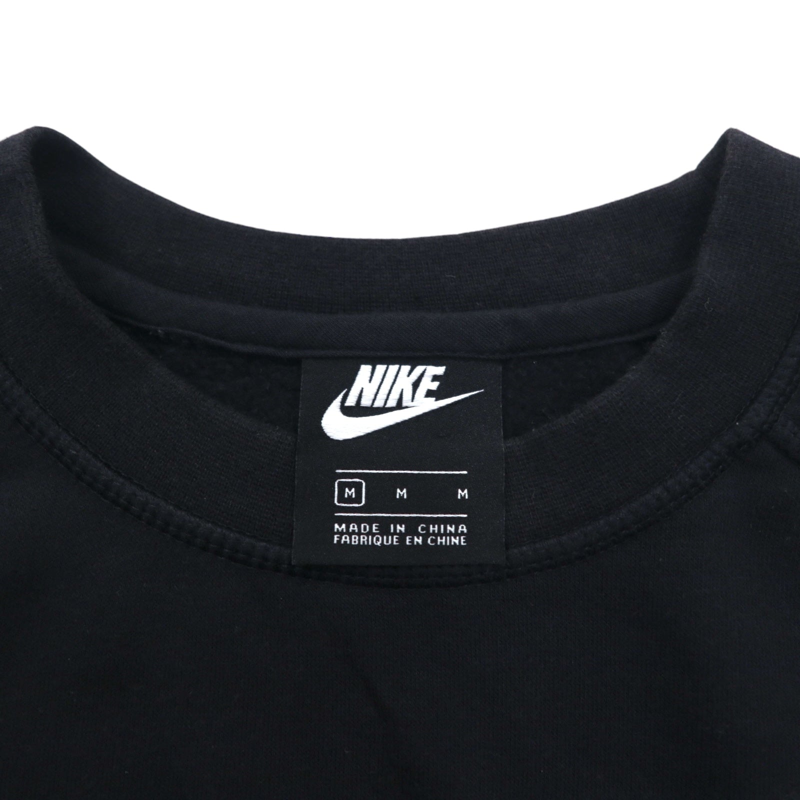 NIKE Felpa corta M Nera felpata SWOOSH BB CREW FLEECE BV3934-011