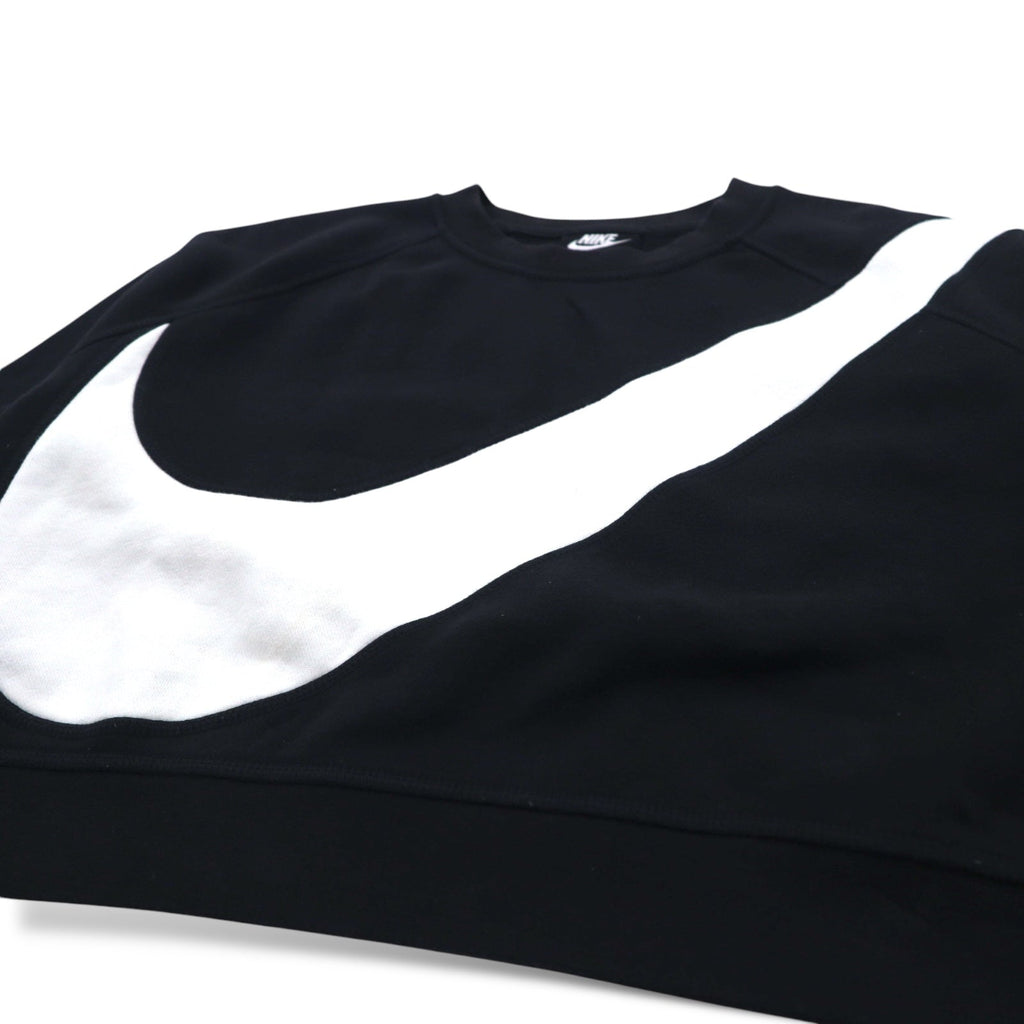 NIKE Felpa corta M Nera felpata SWOOSH BB CREW FLEECE BV3934-011