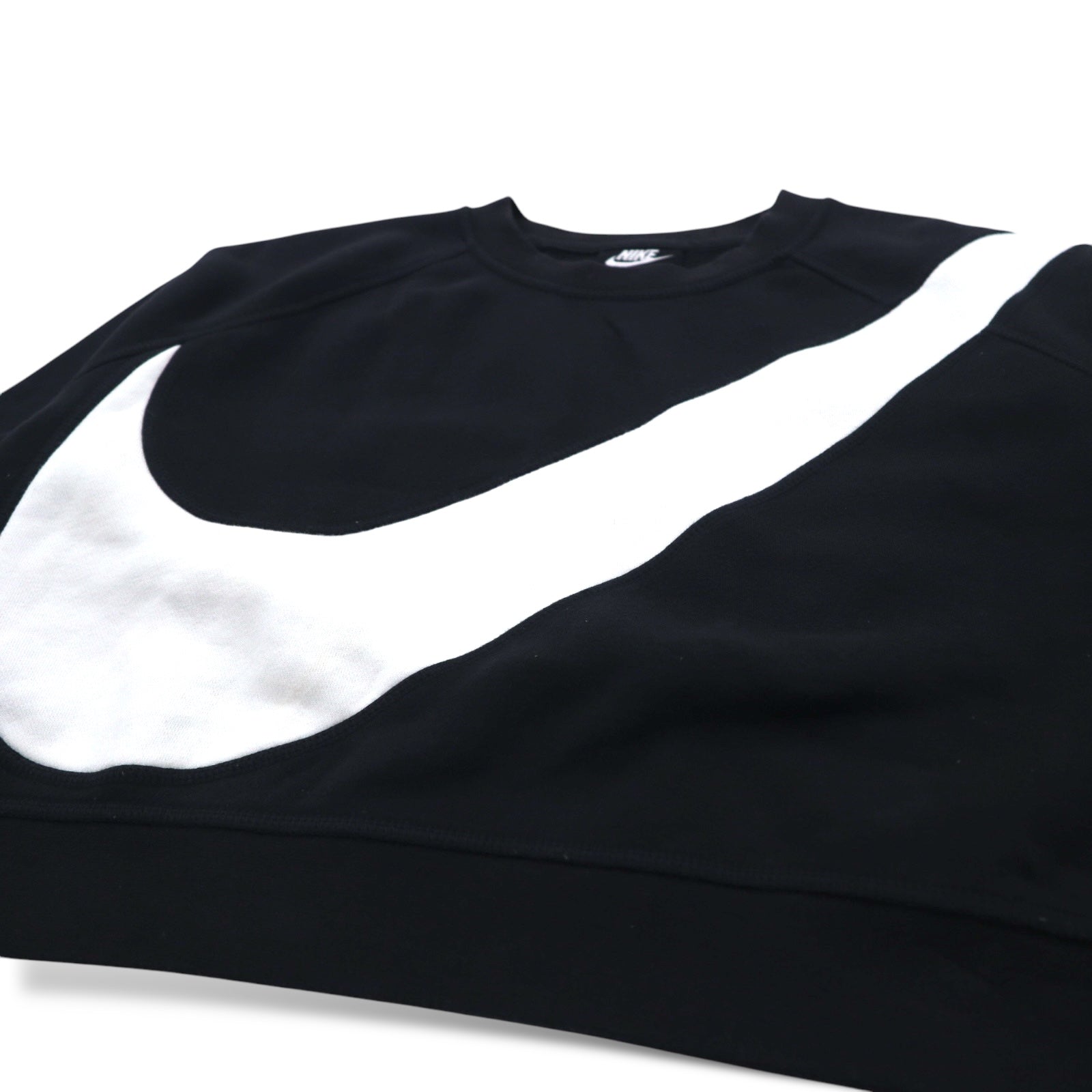 NIKE Felpa corta M Nera felpata SWOOSH BB CREW FLEECE BV3934-011