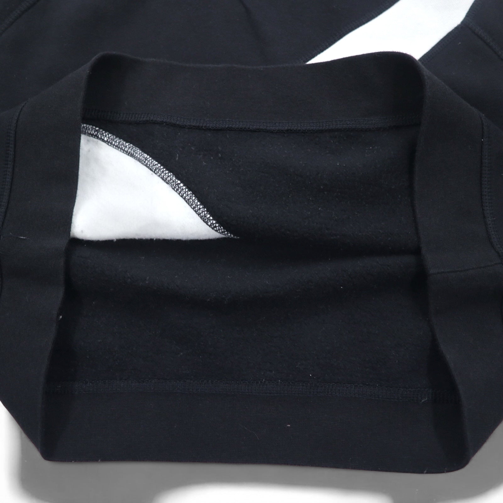 NIKE クロップド スウェット M ブラック 裏起毛 SWOOSH BB CREW FLEECE BV3934-011