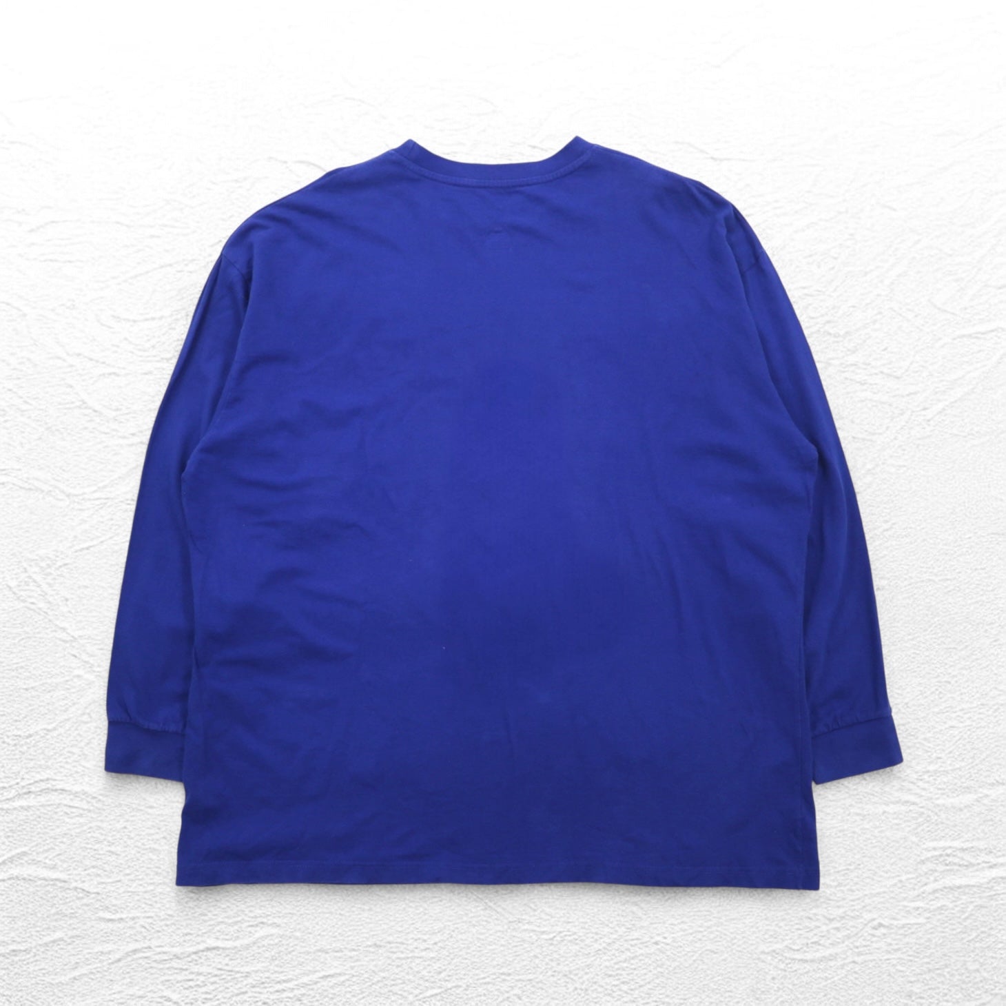 Majestic T-shirt a maniche lunghe, taglia 3XL, colore blu, cotone, MLB CUBS, taglia grande