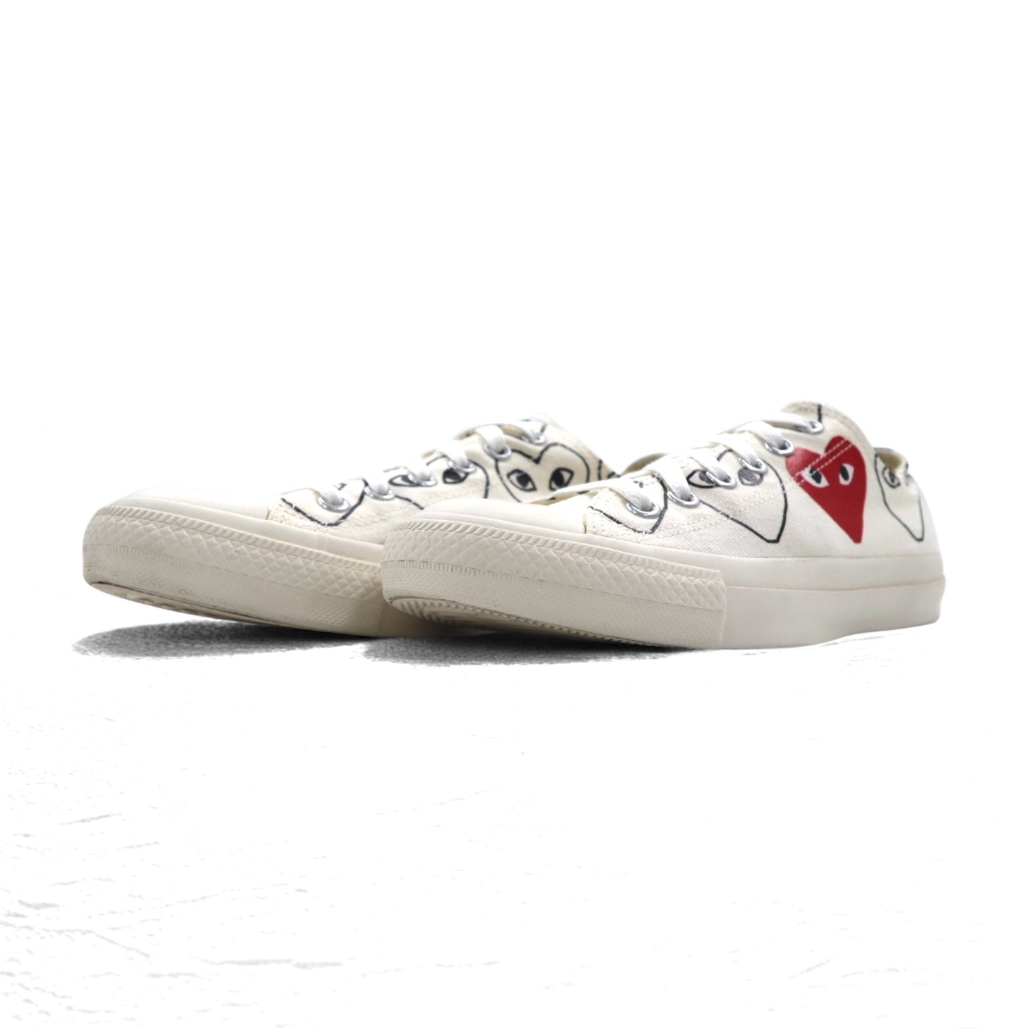 CONVERSE × PLAY COMME des GARCONS チャックテイラー CT70 Chuck Taylor All Star 70 Low ハート スニーカー 25cm キャンバス 1CL705