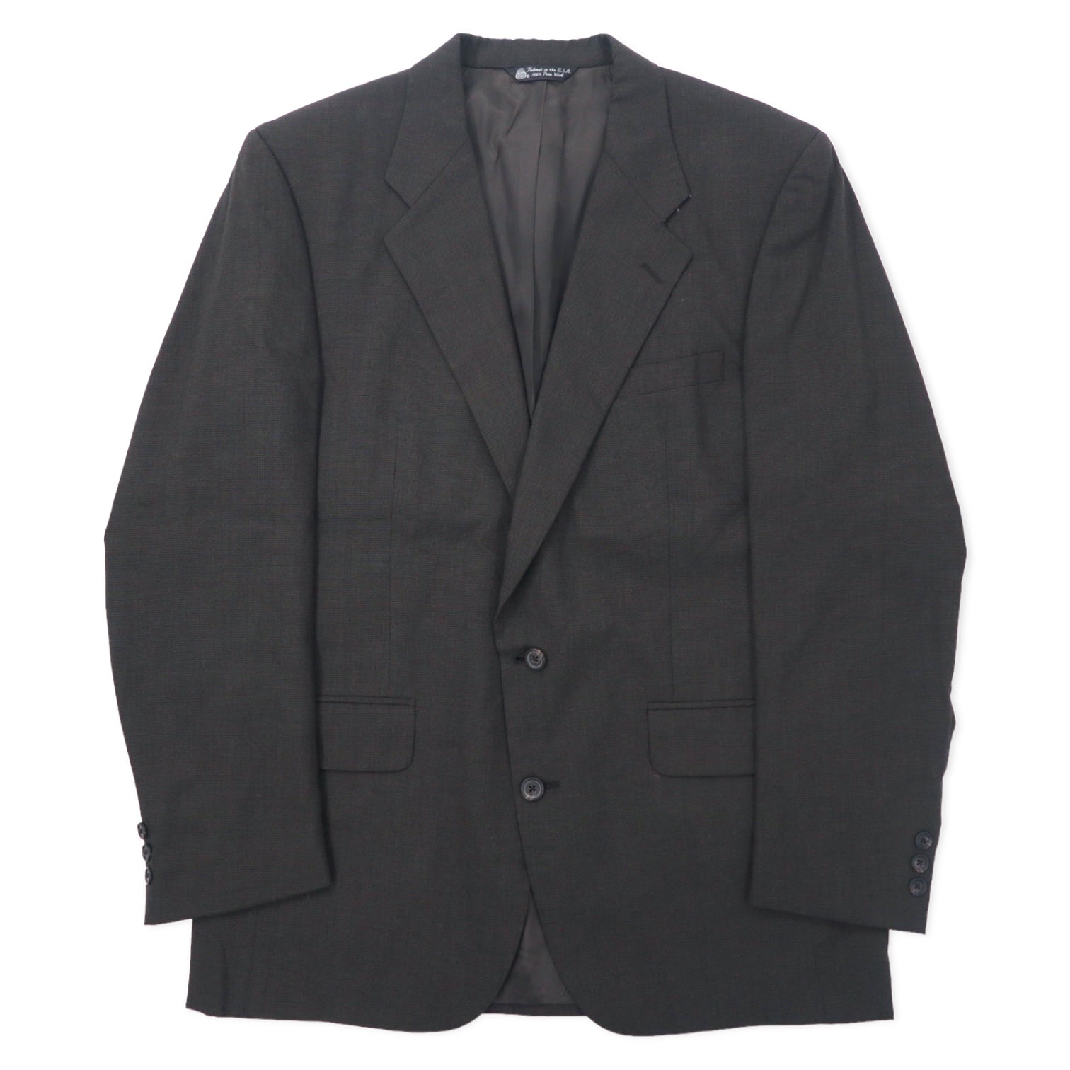 Christian Dior MONSIEUR USA 2 bottoni giacca sartoriale L marrone lana