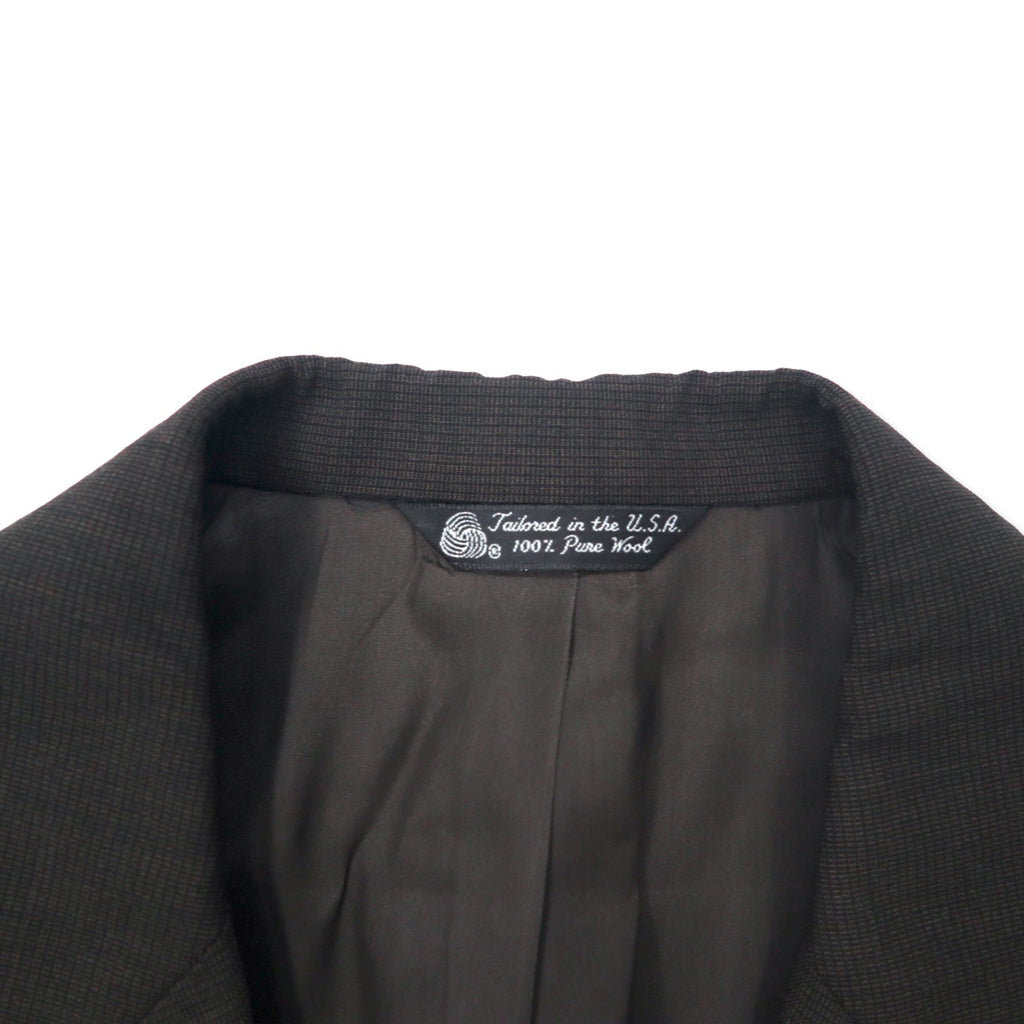 Christian Dior MONSIEUR USA 2 bottoni giacca sartoriale L marrone lana