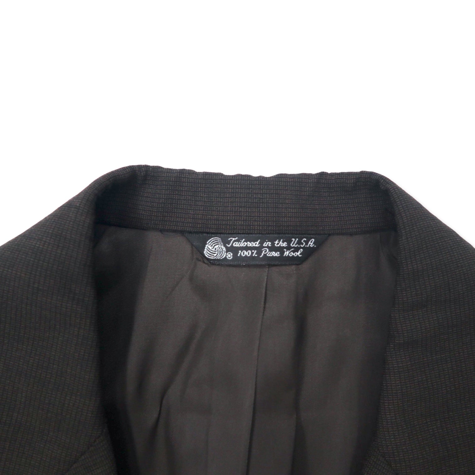 Christian Dior MONSIEUR USA 2 bottoni giacca sartoriale L marrone lana