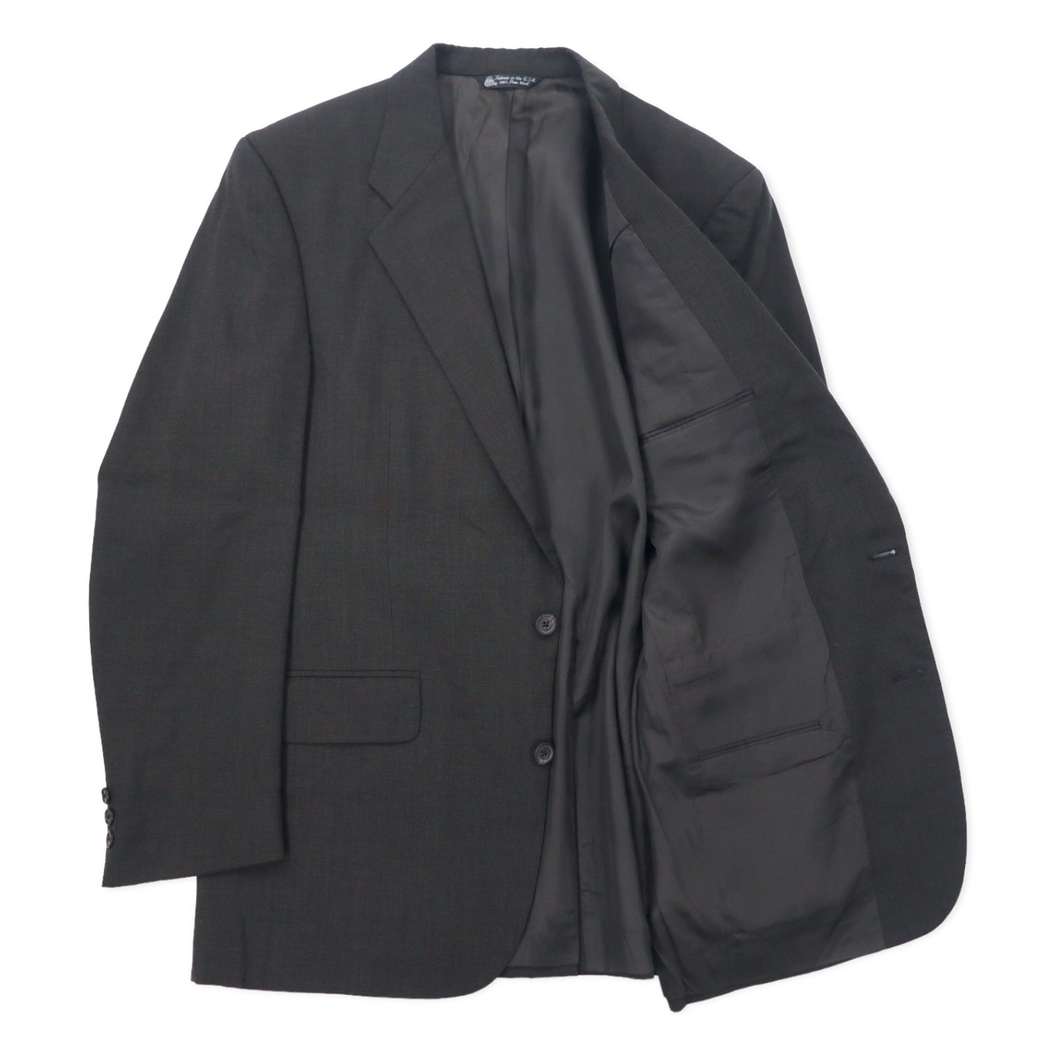 Christian Dior MONSIEUR USA 2 bottoni giacca sartoriale L marrone lana