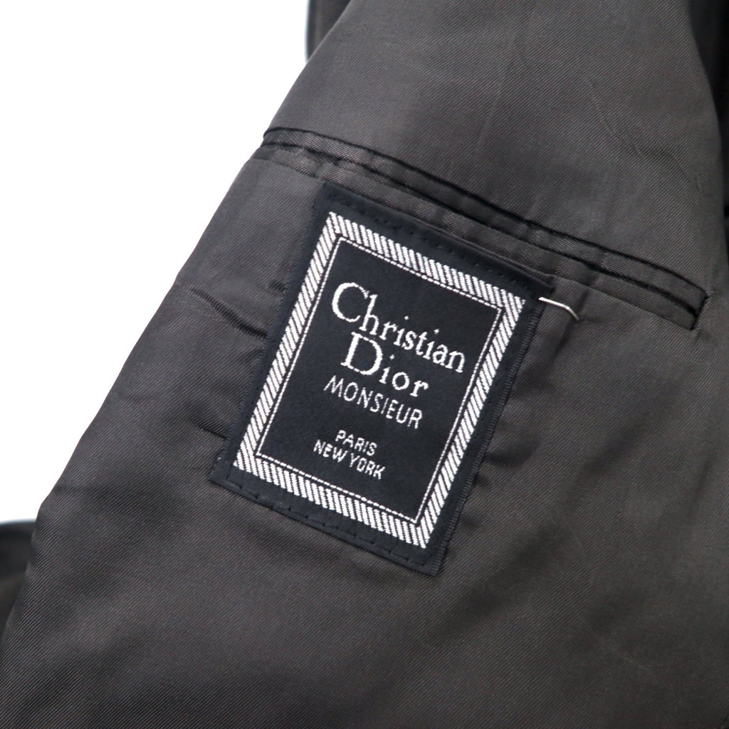Christian Dior MONSIEUR USA 2 bottoni giacca sartoriale L marrone lana