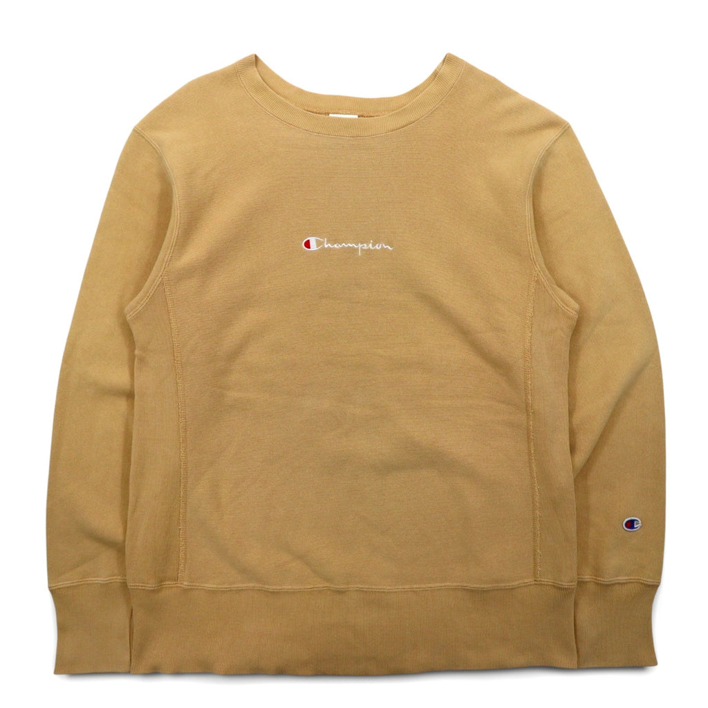 Champion リバースウィーブ REVERSE WEAVE スウェット L ベージュ 単色タグ 復刻 C3-N006