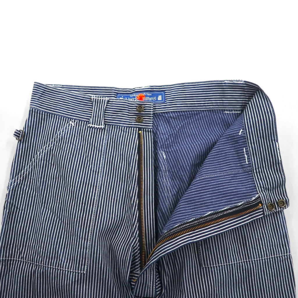 blackmeans Pantaloni in denim Bondage BONDAGE PANTS L righe hickory Made in Japan