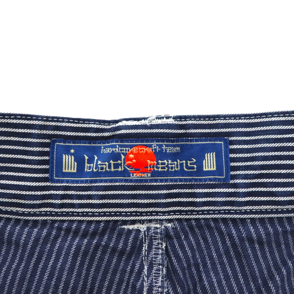 blackmeans Pantaloni in denim Bondage BONDAGE PANTS L righe hickory Made in Japan