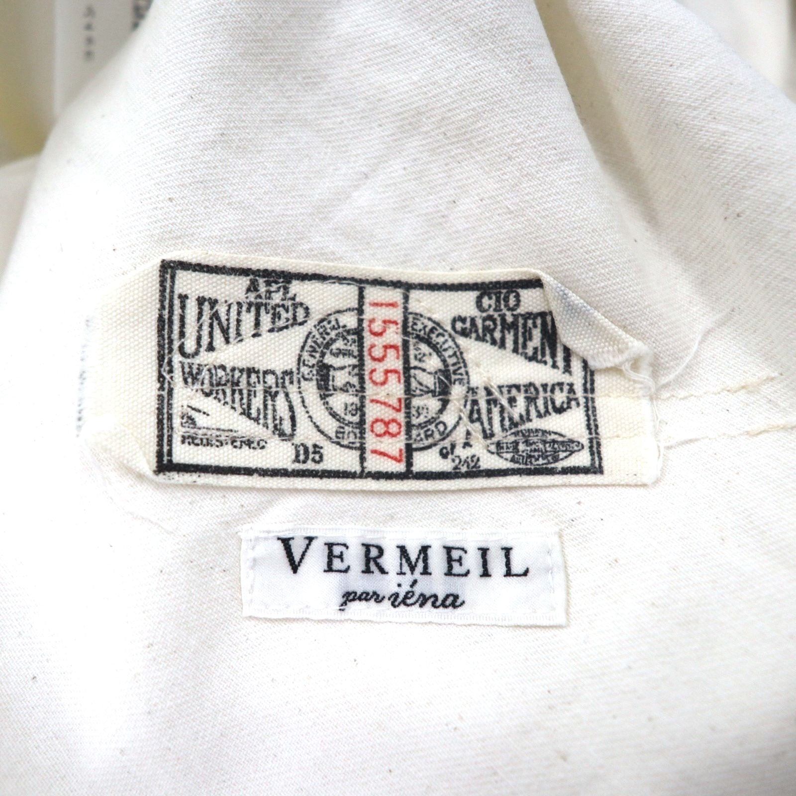 PAYDAY Salopette FREE Bianco Cotone VERMEIL par iena Edizione speciale VM-OA007
