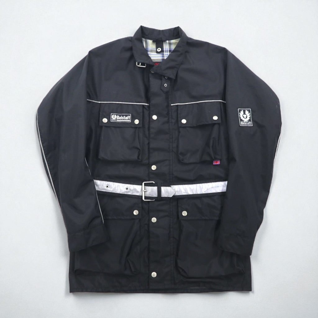 BELSTAFF イタリア製 ツアーマスター モーターサイクル ライダースジャケット XL ブラック TOUR MASTER 500 ベルト付き