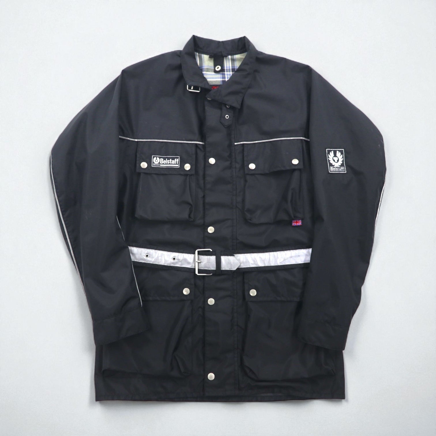 BELSTAFF イタリア製 ツアーマスター モーターサイクル ライダースジャケット XL ブラック TOUR MASTER 500 ベルト付き
