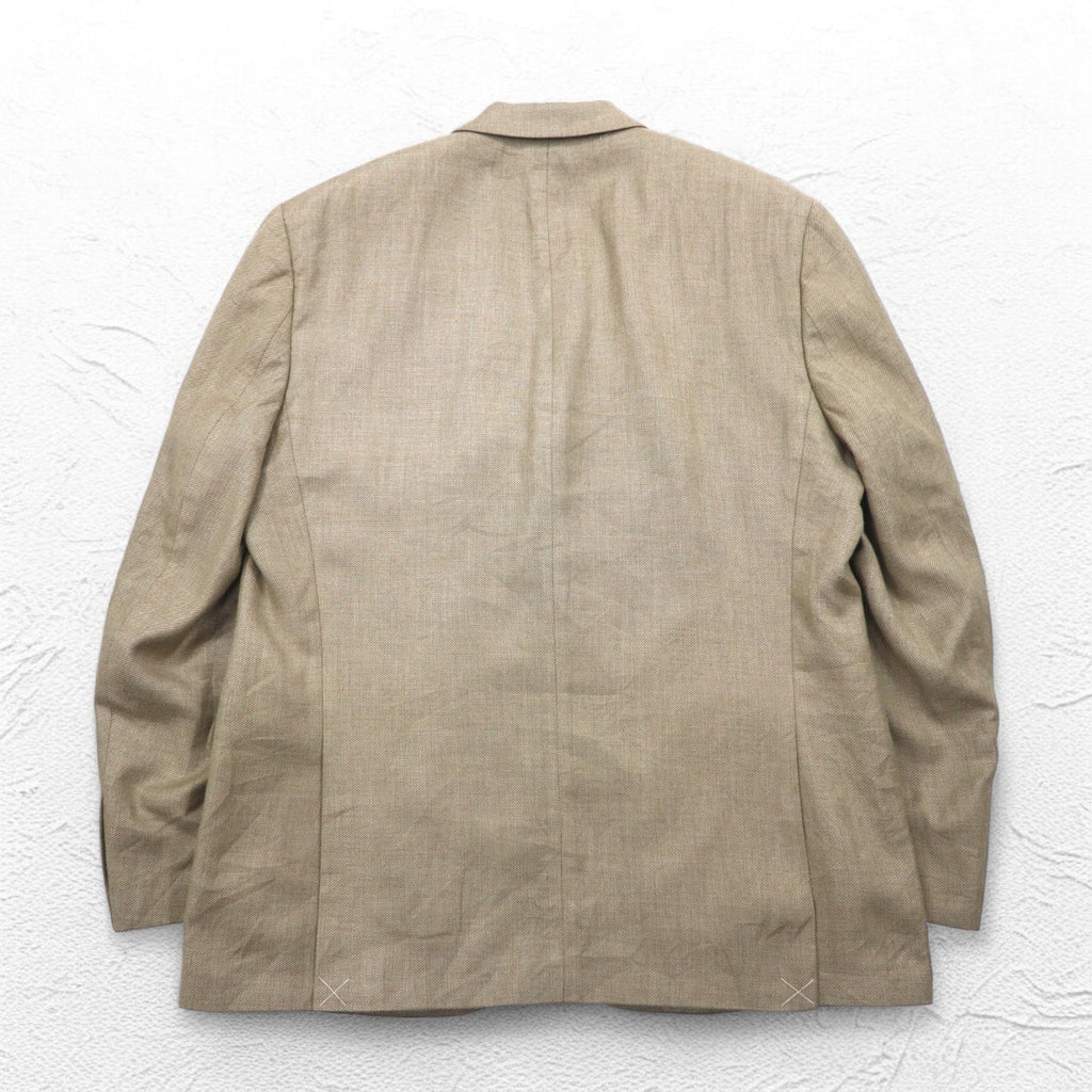 CHAPS 2B テーラードジャケット スーツ L ベージュ ポリエステル リネン混