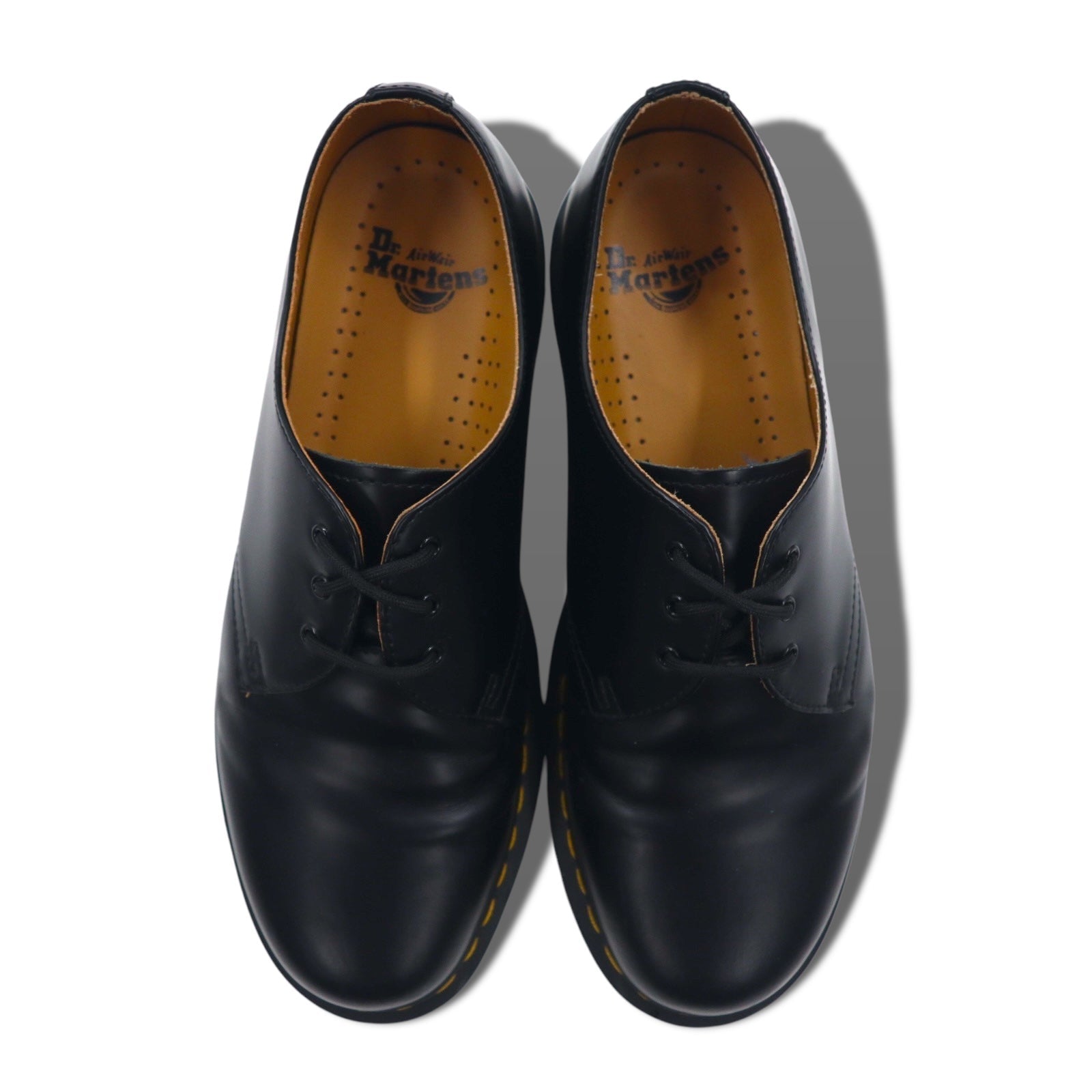 Dr. Martens Gibson GIBSON Scarpe 3 occhielli 3 buchi 28cm nere pelle 11838