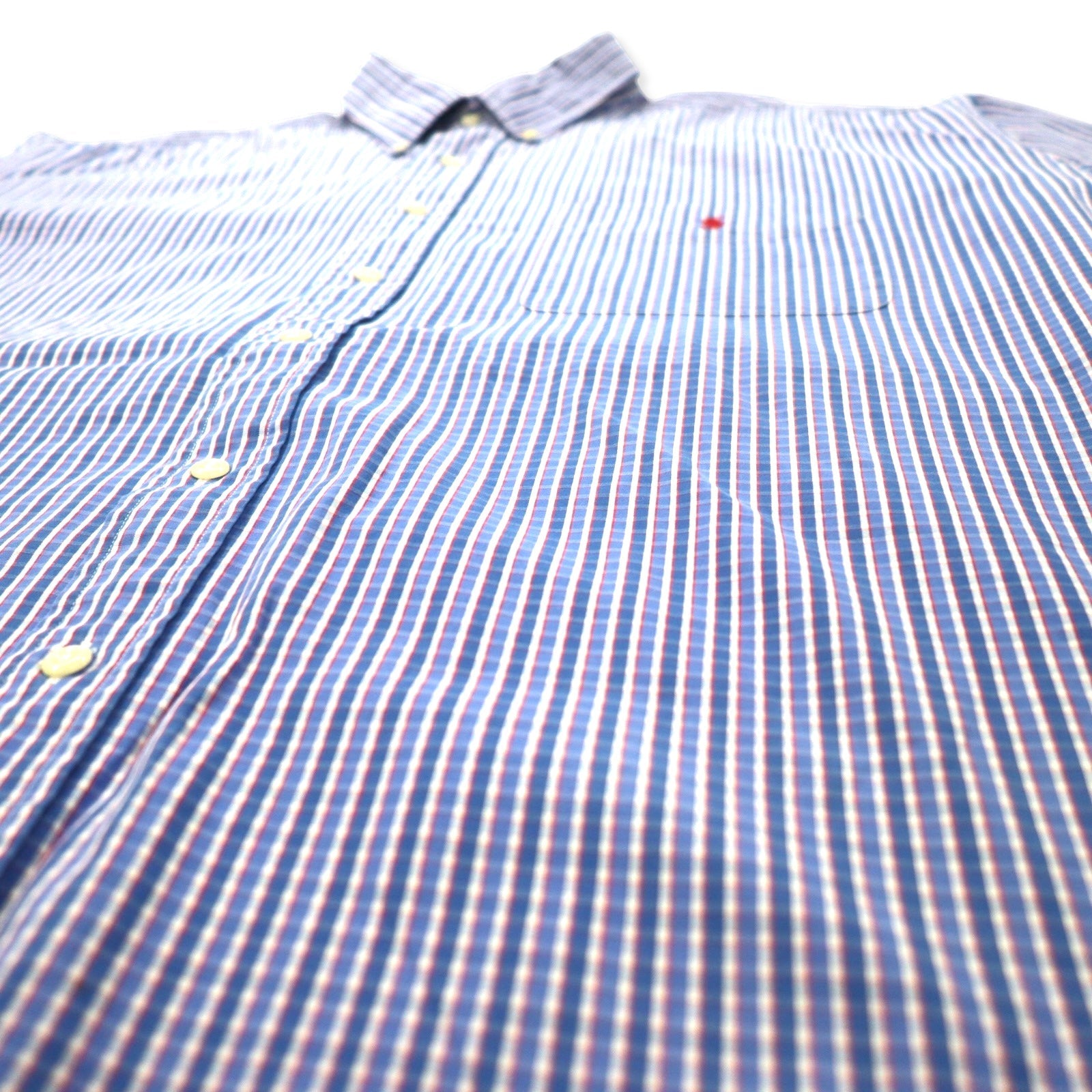 Ralph Lauren Camicia Button-Down XXL Blu a Quadri Cotone BLAIRE Ricamo Pony Piccolo