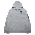 Carhartt Felpa con cappuccio relaxed fit XL grigia in cotone felpata 103453 058 Force Delmont Graphic Hooded Nuova