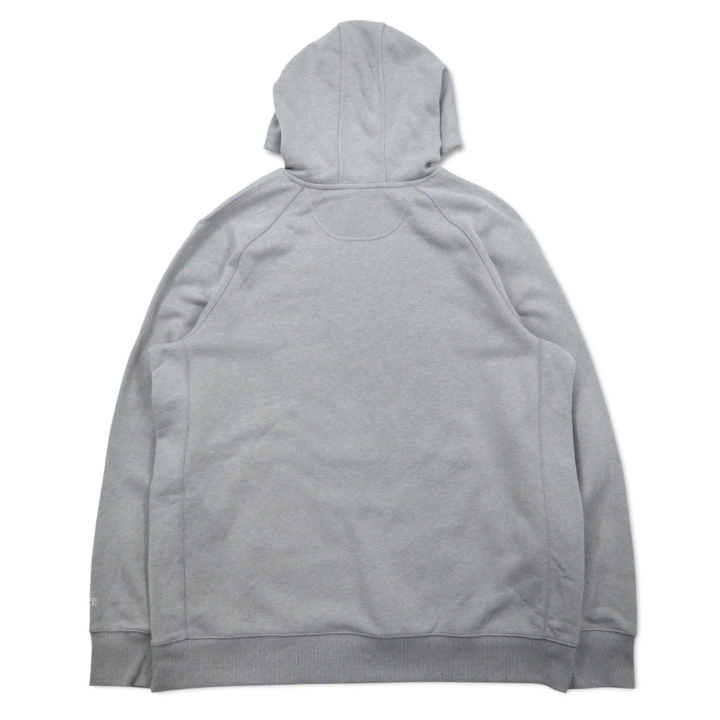 Carhartt Felpa con cappuccio relaxed fit XL grigia in cotone felpata 103453 058 Force Delmont Graphic Hooded Nuova