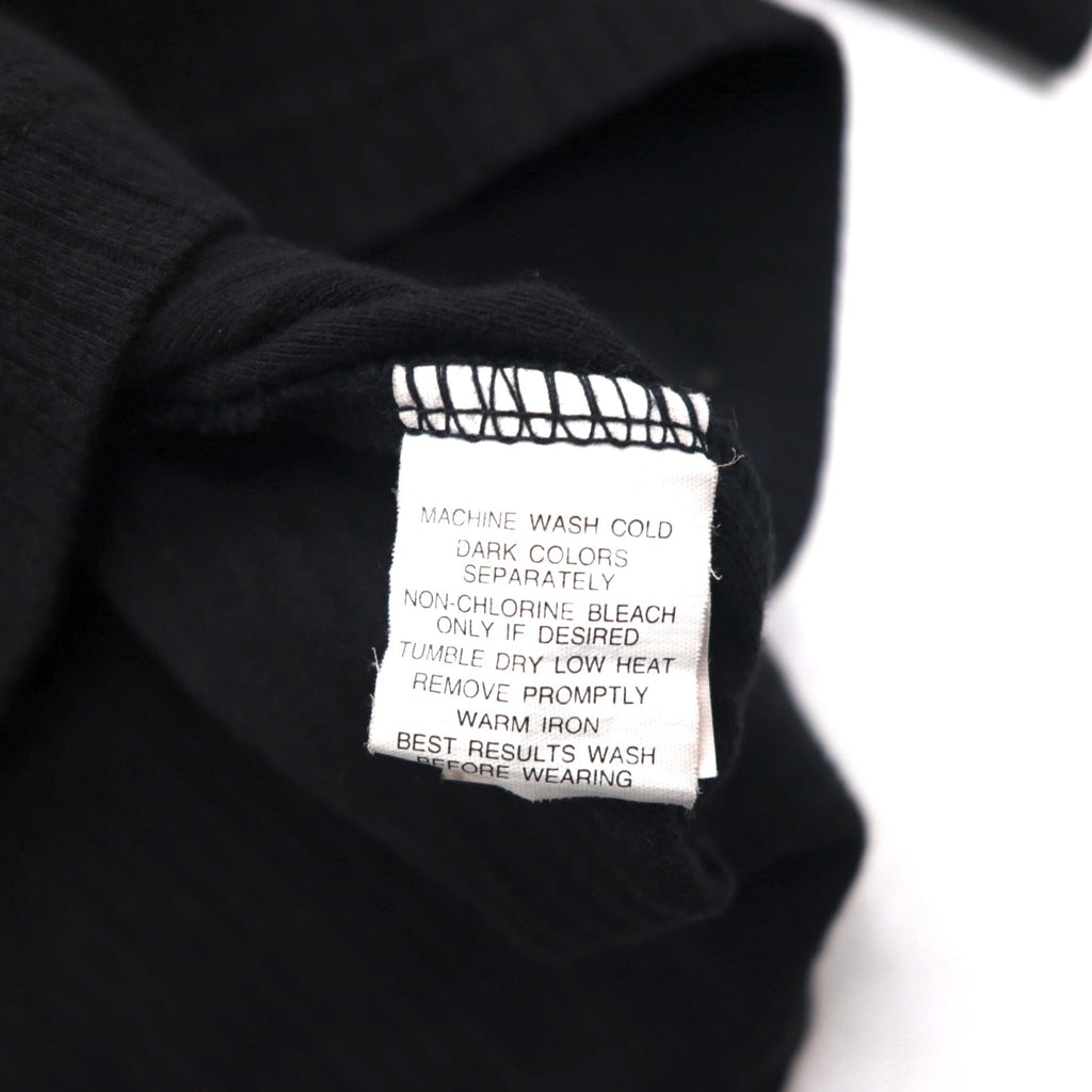 CHAPS RALPH LAUREN 長袖ポロシャツ ラガーシャツ XL ブラック コットン 胸ポケット