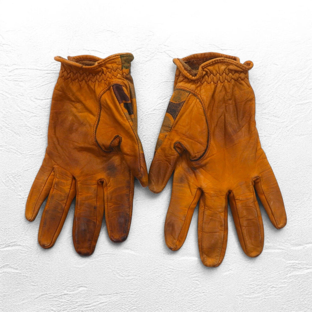 Guanti in pelle vintage, guanti tattici mimetici "Duck Hunter"