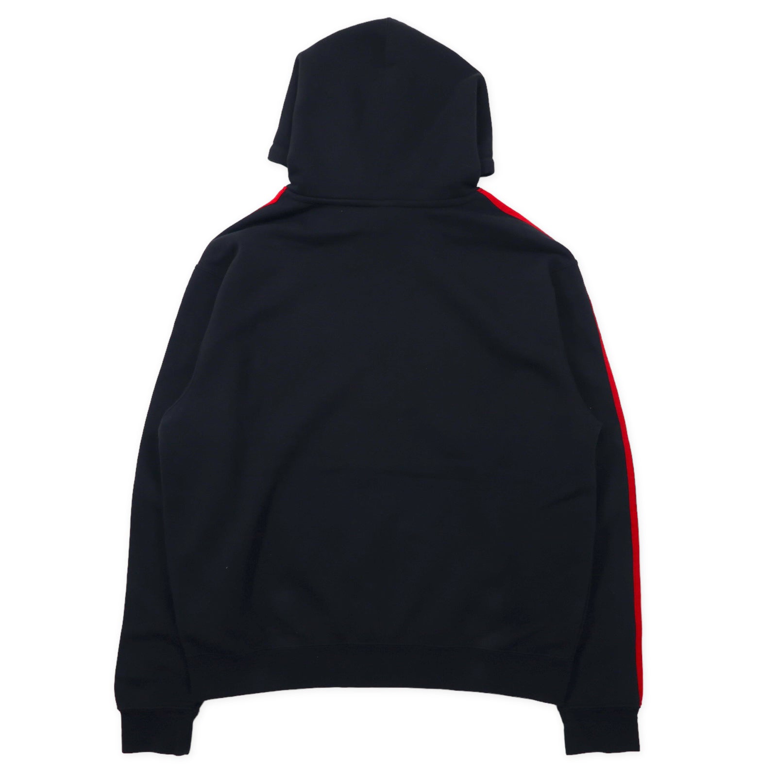Felpa con cappuccio adidas Originals 3-Stripes Circle 2XL Nera Cotone con logo ricamato a trifoglio Taglia grande GD2127