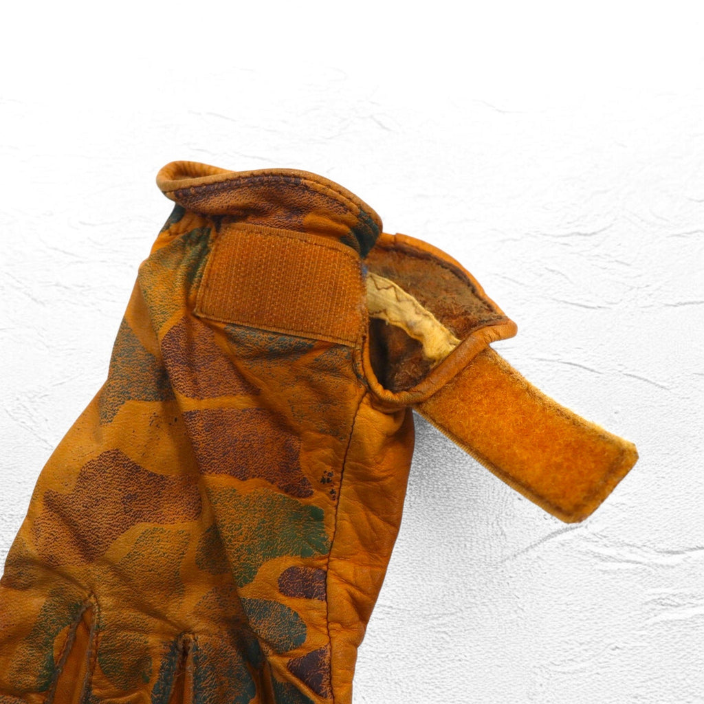 Guanti in pelle vintage, guanti tattici mimetici "Duck Hunter"