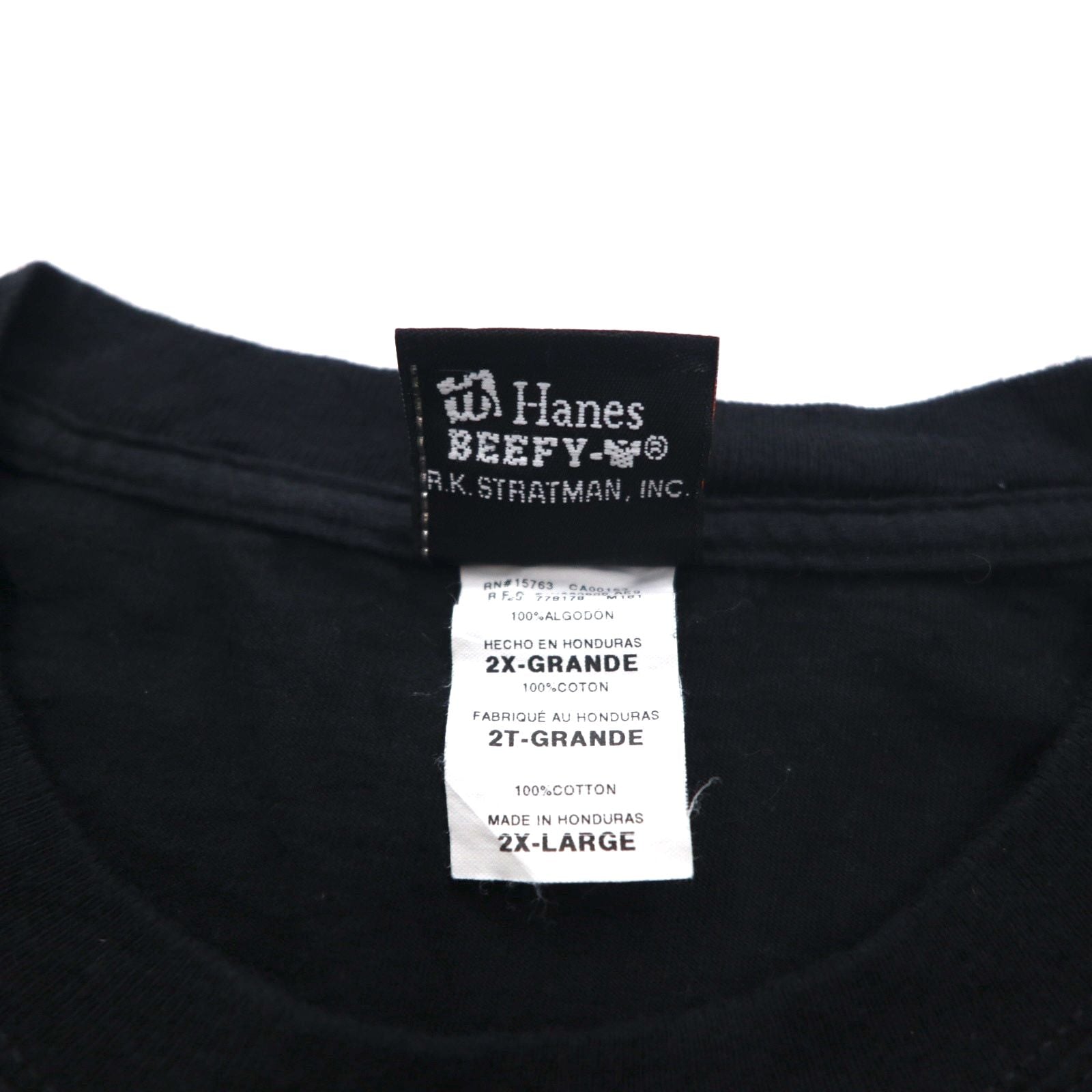 HARLEY DAVIDSON 両面プリント Tシャツ 2XL ブラック コットン ウルフ オオカミ アニマル ビッグサイズ