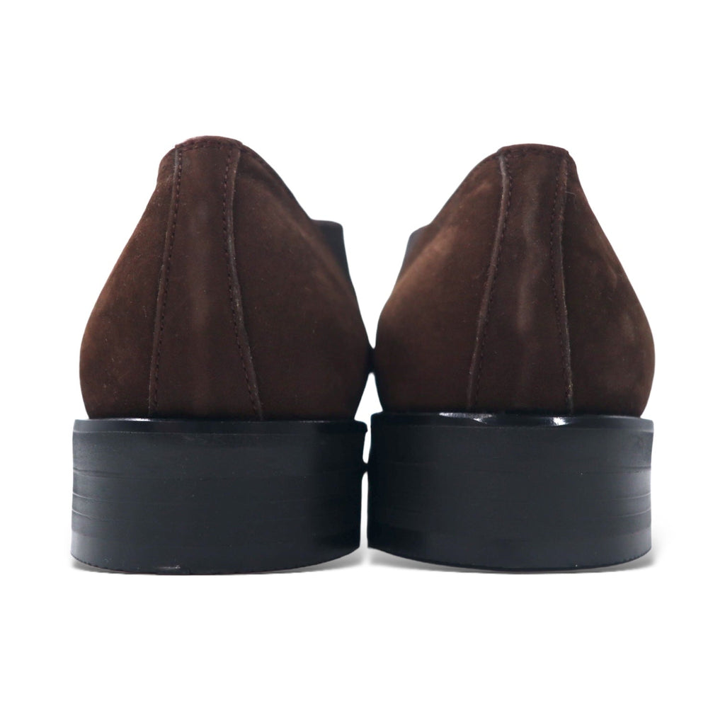 GHERARDINI ITALY Scarpe eleganti in pelle scamosciata 26.5 cm Marrone Nuove