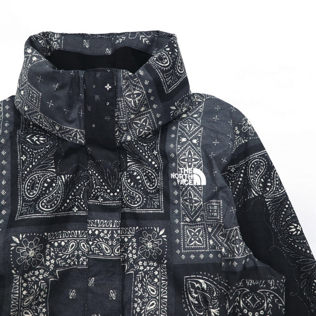 THE NORTH FACE リゾルブ パーカー2 RESOLVE PARKA II マウンテンパーカー M ブラック バンダナ ペイズリー柄 ポリエステル DRYVENT 防水 US規格