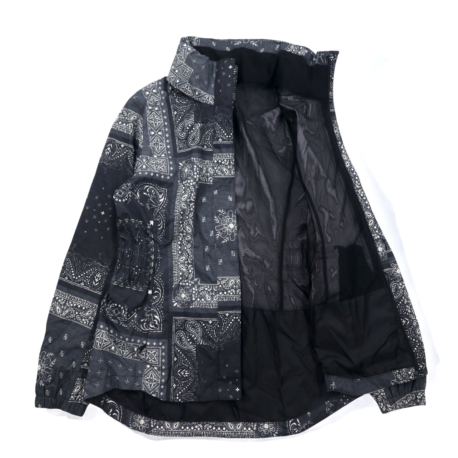 THE NORTH FACE RESOLVE PARKA II Giacca a vento M Nera Fantasia Bandana Paisley Poliestere DRYVENT Impermeabile Specifiche USA