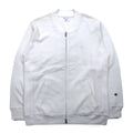 Champion Reverse Weave - Giacca full zip in felpa, taglia L, colore bianco, modello C8-P019
