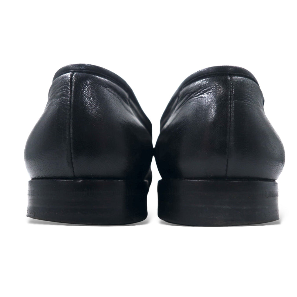 GIANNI VERSACE Mocassini Made in Italy 26.5 cm Pelle Nera Medusa