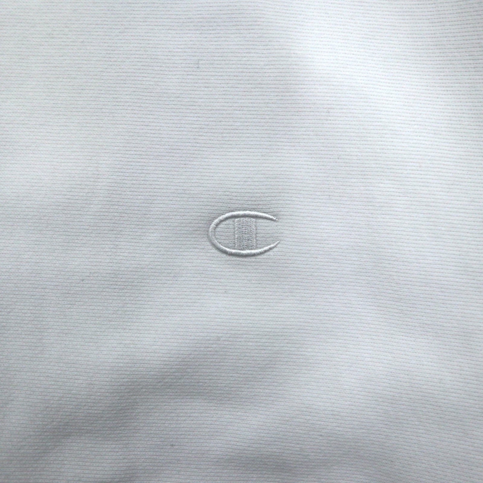 Champion Reverse Weave - Giacca full zip in felpa, taglia L, colore bianco, modello C8-P019