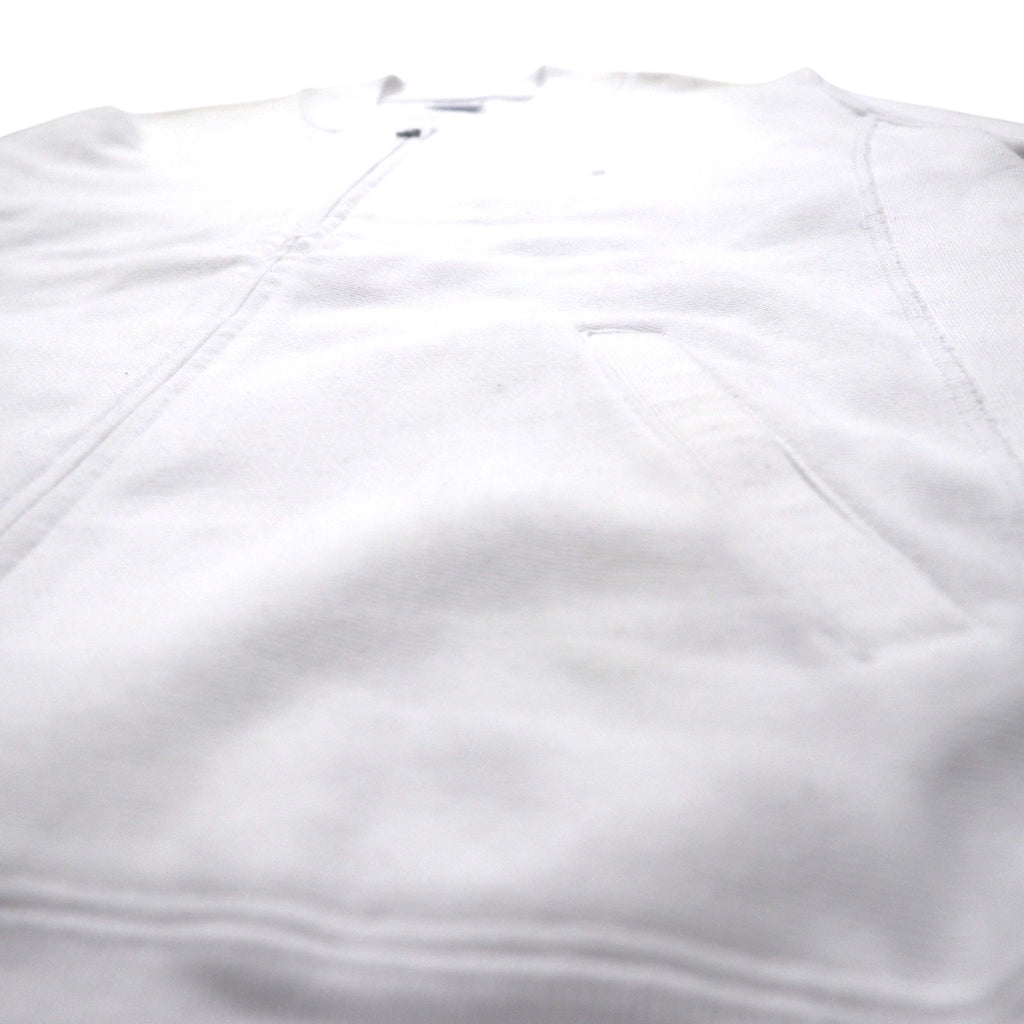 Champion Reverse Weave - Giacca full zip in felpa, taglia L, colore bianco, modello C8-P019