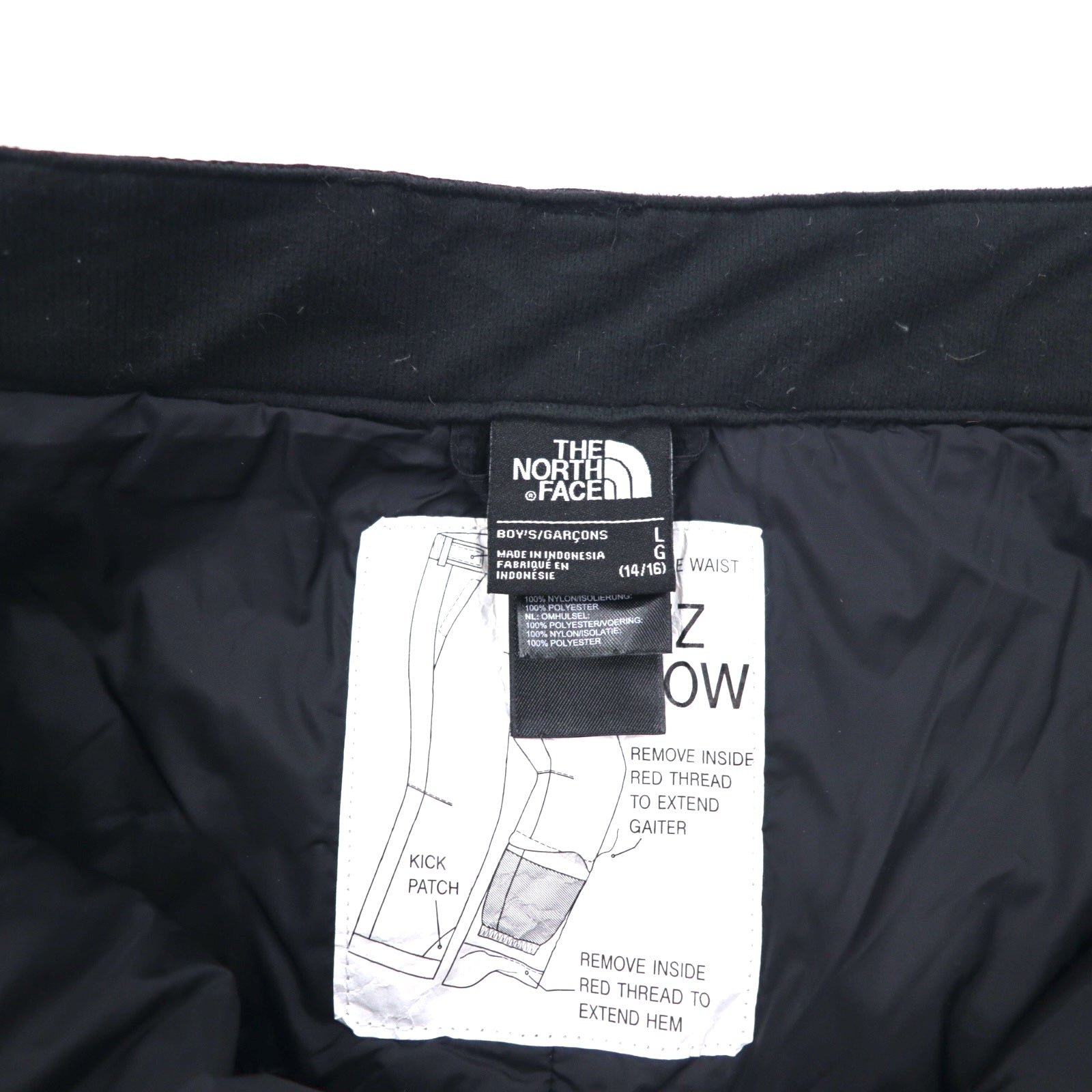 THE NORTH FACE Freedom Insulation Pants L Nero HYVENT Imbottitura Impermeabile Poliestere Standard USA Freedom Insulated Pant CSB6