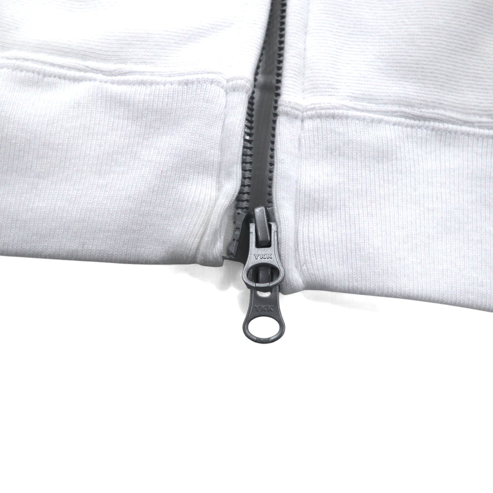 Champion Reverse Weave - Giacca full zip in felpa, taglia L, colore bianco, modello C8-P019