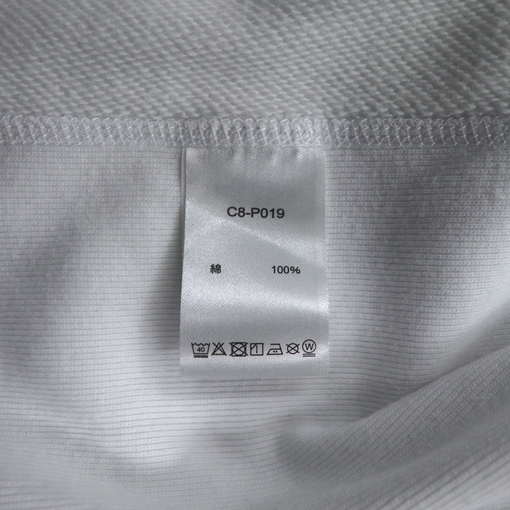 Champion Reverse Weave - Giacca full zip in felpa, taglia L, colore bianco, modello C8-P019