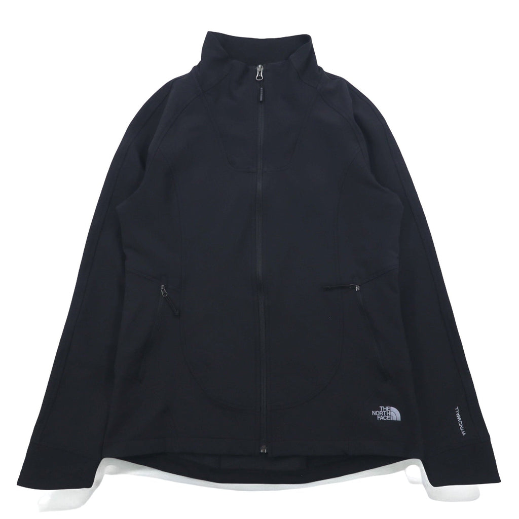 THE NORTH FACE ウィンドウォール WINDWALL ソフトシェルジャケット M ブラック ポリエステル 軽量 保湿 防風 US規格 NF0A3LGW