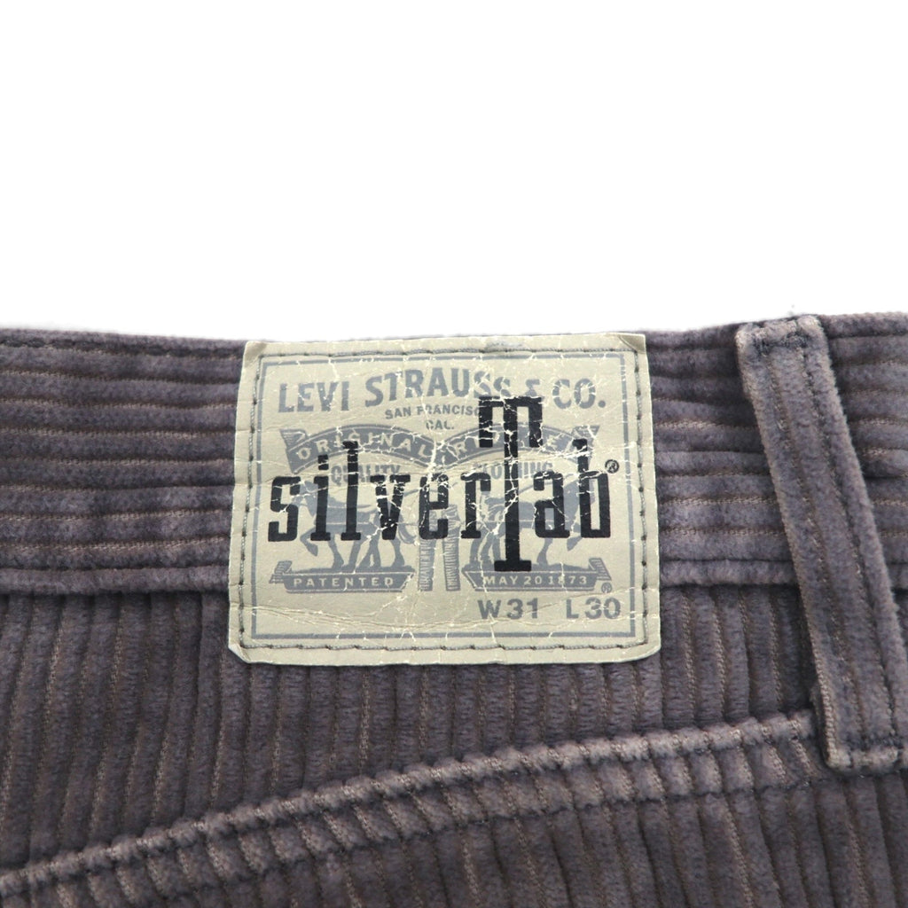 Levi's SILVER TAB 90年代 バギー チノパンツ ワイド コーデュロイパンツ M グレー BAGGY シルバータブ 39290-0007