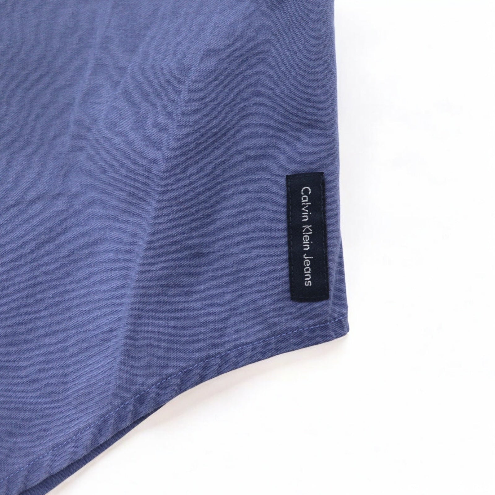 CK Calvin Klein Anni '90 Camicia elegante XL Blu Cotone Mai indossata